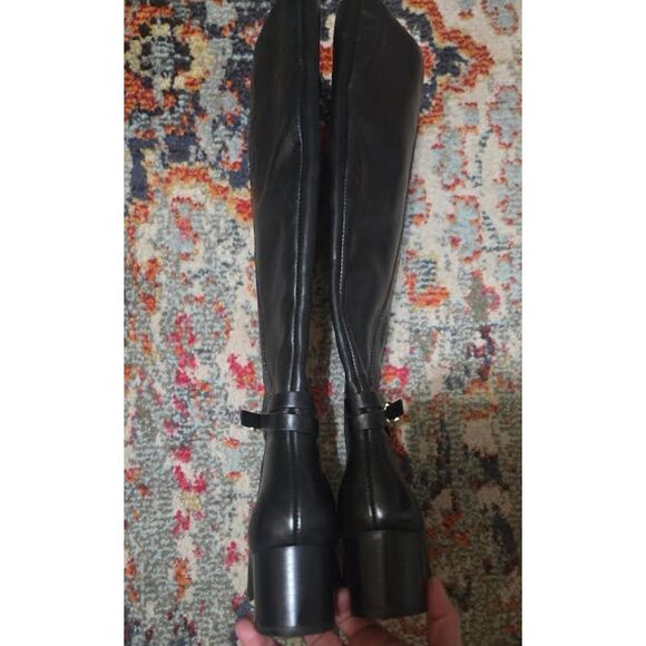 Tory Burch Black Leather Riding Boots – Size 5.5 (NWOT) - Picture 5 of 11
